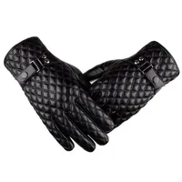 Yüksek kaliteli deri eldivenler erkekler yumuşak rahat eldivenler su geçirmez kış sonbahar motosiklet sürüş eldivenleri katı 286i