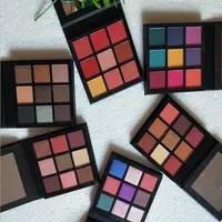 Drop Makeup Brand Palette 9 Colors Mini Eyeshadow Palette 6 Styles Eye Shadow em Stock232T