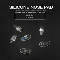Silicone nariz Pad nariz almofada de 500pcs parafuso de parte para parafuso em push in cy033-cy035 shippig Low 283s