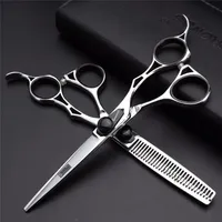 Hair Scissors Aplants de 6 polegadas de barbearia de 6 polegadas Conjunto de salão de cabeleireiro profissional Corte Shears214V