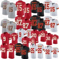 Patrick Mahomes Chiefes football Jersey Men women youth Nick Bolton Trent McDuffie JuJu Smith-Schuster Justin Reid Travis Kelce Clyde Edwards-Helaire Gray Fashion