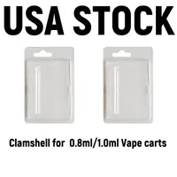 USA Stock Clamshell Packaging e-Cig Accessories Atomizer Clam shell Vape Cartridge Package