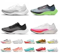 2022 Zoomx Vaporfly Volgende% 2 Pegasus Dames Mens Fashion Running Shoes Valeriaan Blauw Zwart Wit Metallic Silver Marathon Athletic Jogging