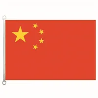 Bannière de drapeau en Chine 3x5ft-90x150cm 100% polyester 110gsm Warp Tissu tricot Flag en plein air3376