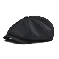 SBOY HATS BOTVELA CAP MENS TWILL COTTON EIGHT PANEL HAT WOMENS BAKER CAP