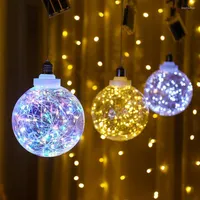 Strings Led Copper Wire Bulb Ball Sky Star Wish Colorful Lamp String Christmas Decorative Lighting Will Of Holidays Outdoor Lights Batte