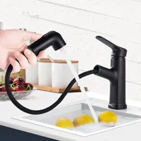 Кухонные смесители кизимиксера вытеснять черный бассейн для ванной комнаты для одного рычага смеситель нажатие Coldkitchen