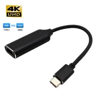 USB Type C To HDMI-compatible Cable Adapter 4k 30hz USB 3.1 To Adapter Male To Female Converter For PC Computer TV Display