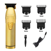 S9 Professional Cordless Outliner Hair Trimmer Beard Hair Clipper Parber Shop Rechargable Archargeable يمكن أن يكون صفر Gapped208i