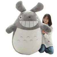Dorimytrader Kawaii Japanine Anime Totoro Plush Toy Large Soft Cartoon Totoro Kids Doll Cat Pillow for Children and Adult294r