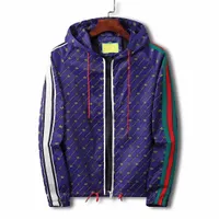 패션 디자이너 남성 재킷 가을 겨울 코트 윈드 브레이커 지퍼 옷 재킷 외부 ​​스포츠 크기 M-3XL 남성