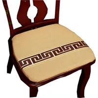 Cuscini per sedili da pranzo in pizzo classico cuscino di sedile etnico cinese cuscinetti di lino slittamento cuscini sostituibili sedili 257f257f257f