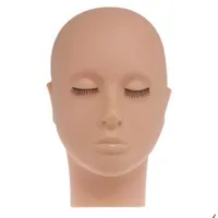 New-Mannequin Flat Head Silicone Practice Faux Extensions Fily Extensions MALUP MODEAU MASSAGE TRAINING TOLL275Y