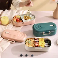 Set di stoviglie carine in acciaio inossidabile Box per il pranzo in acciaio inossidabile per le donne Kids School Picnic Prep Contenitori di stoccaggio Bento in stile giapponese StorangedInner