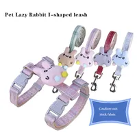 Dog Collars & Leashes Cat Collar Pet Harness Adjustable Cute Cartoon Kitten Vest With Leash Walking Lead For ProductDog