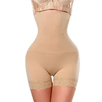 Dikişsiz kılıf kadın vücut şekillendirici kontrol külot zayıflama shapewear kısa yüksek bel göbek kontrol shapewear pantolon şort 201223267i