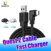 Quest 2 Cable 10ft 16ft 20ft USB to C for Oculus Quest Link Cables 3A نقل بيانات عالية السرعة VR Meta Izeso227u
