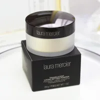 Soltar um novo pacote na caixa preta Laura Mercier Foundation Loose Powder Fix Makeup Power Power Min Blelen BlelenEler191g