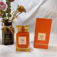 Neutral parfym för kvinnor och män spray 100 ml3 4floz EDP Bitter Peach Charmig luktglasflaska långvarig snabb leverans S272A