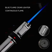 Jobon Torch Lighter Grinding Wheel Windproof Cigar Lighters Countious Flame183L