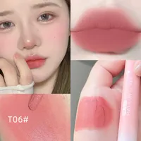 Lip Gloss Mat Velvet naakt vloeibare Lipsticks waterdichte langdurige anti -aanbak make -up make -up tint glazuur Koreaanse cosmeticslip