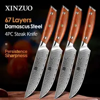 Stainless Steel Chef Knife cooking Hammer Blade Heavy XINZUO 5 Steak VG10 273q