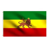 Эфиопский флаг льва Rasta Flag 3x5 Ft National Banner 90x150CM фестиваль PAR301I