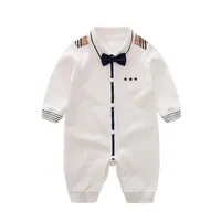Yierying Baby Rompers Infant Jumpsuits Party Bow Tie Gentleman for Boy Romp265c