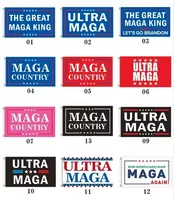 Make American Great Again Flags 2024 US Trump Election Flags Ultra Maga Campaign Digital Polyester Banner 826