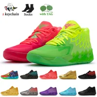 2023 Rick and Morty Basketball Shoes LaMelo Ball MB.01 Mens Trainers Sports 1OF1 Not From Here Black Red Blast Be You Galaxy I Iridescent Dreams White Athletic Sneakers
