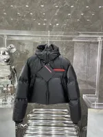 冬のデシゲンメンズダウンパーカー高品質のジャケットプットウェアコートティッチレターPRD長袖フード付き男性