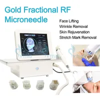 Yeni 4 İpuçları Fraksiyonel RF Mikroiğerleme RF Makinesi Mikroiğleedli Cilt Bakımı Sıkılaştırıcı Kırışıklık Anti Skar Radyo Frekans Terapisi Güzellik Ekipmanları