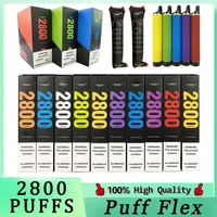 Puff Flex Disposable Pod E Cigarettes Device 2800 Puffs Prefilled Cartridge Vape Pen