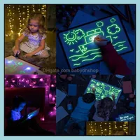 LED TOYS Light Up Fun Puzzle Ding Toy SketCad Child Board Graffiti Drop Delivery 2021 Gifts Lighted Babydh Dhmxcを備えた蛍光luminous d