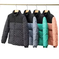 Mens Parkas Down Jackets Black Maya Hooded Zipper Letter Jacquard Tracksuit Joint Luxury Designer Coats Dames Puffer Jacket Vest Winter