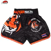 Suotf MMA Tiger Muay Thai Boxing Match Sanda Training Shorts Muay Thai Clothing Shorts Boxing 220511247i