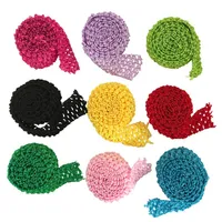 1 5 Crochet Elastic Tutu Tutu Taillband Headbands Band Trim Rolls By Meters voor Tutu Dress Skirts208K