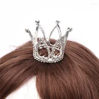 Hair Clips Mini Women Girl Rhinestone Crown Bridal Tiara Comb Pin For Wedding Party Selling