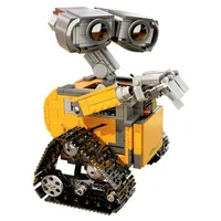 블록 벽 E 로봇 첨단 기술 DIY 건물 선전 인물 모델 모델 교육 선물 어린이 어린이 220827