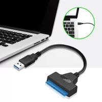 USB 3.0 to SATA Adapter Cable Converter for 2.5 inch SSD HDD Hard Drive Support High Speed Data Transmission