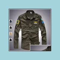 남성 캐주얼 셔츠 남자 야외 전술 패션 드롭 배달 2021 Apparel Womensocks20 DHAD9를위한 남성용 유니폼 위장 의류