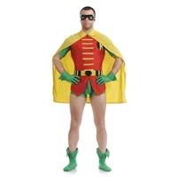 로빈 오리지널 Dick Grayson Robin Costume Halloween Cosplay Party Zentai Suit305t