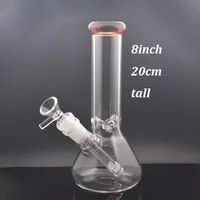 14 -миллиметровый стакан для курящих труб Bong Colkah с нисходящей масляной трубкой Утилизатор 8 -дюймовой ледяной бурость DAB DHL бесплатно