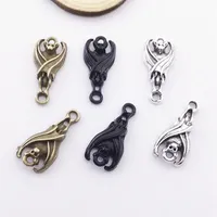 Charms 15pcs Halloween bat Jewelry Gothic Punk Pendant DIY Making Earrings Bracelet Necklace Creative Fun Accessories 220826