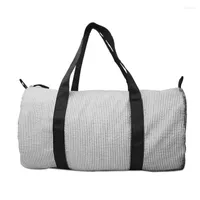 Duffel Bags Toddler مخصصة Seersucker Duffle للنساء الأطفال السفر حقيبة كبيرة السعة حقيبة اليد على ظهر حقيبة الظهر خفيفة الوزن DOMIL103