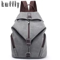 حقيبة الظهر Kmffly العلامة التجارية نساء Canvas Preppy Style School Lady Girl الطالب Bag Bag Bag Top Mochila Bolsas 220827