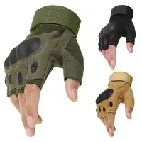 Ordu zırh koruma kabuğu taktik eldivenler yarım parmak spor eldivenleri fitness yürüyüş bisiklet sürme askeri kadın erkek eldivenler284m