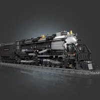 الكتل Gulo City Building Steam Train Bricks تعيين Bigboy Locomotive Technical Rail Model DIY Gift Toy for Kid Boy Children 220827