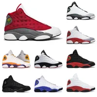 Jumpman 13 13S 2021 Mens Big Kid Basketball Shoes Retro Lucky Red Flint Soar Phantom Court Playground Lakers Black Cat Chicago Cap and 2975