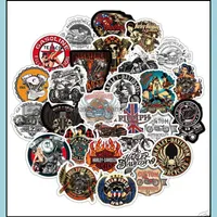 Car Stickers 50 Pcs Mix Waterproof Motorcycle For Skateboard Laptop Pad Bicycle Ps4 Phone Lage Decal Pvc Guitar Fridg Carstickerstore Dht5S